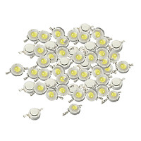 50 Cái 1W Cao Cấp SMD LED Chip COB Đèn Hạt Đèn LED Trắng Diode