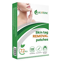 SAUVASINE 72Pcs Skin Tag Removal Patches Transparent Dot Ultra-thin Design Body Wart Removal Patches