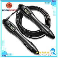 Dây nhảy lõi thép Cleacco tự động đếm số , đếm giờ , tích hợp đo calo , quãng đường