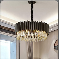 Đèn chùm pha lê cao cấp thiết kế sang trọng trang trí phòng khách, bàn ăn, nhà hàng, quán cafe TPL.6613T6