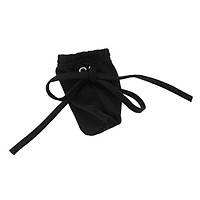 Men's Penis Enhancer Bag Drawstring Pouch Thong Underwear Black