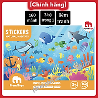Bộ 160 Miếng Dán Stickers Myndtoys Cao Cấp 03 Chủ Đề An Toàn Cho Bé Từ 2 Tuổi
