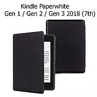 Bao Da Cover Cho Máy Đọc Sách Kindle Paperwhite Gen 1 / Gen 2 / Gen 3 2018 (7th) Vân Da