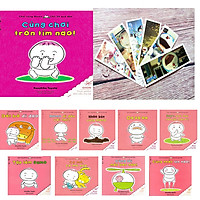 Sách Ehon Chơi cùng Momo, chú bé quả đào Combo trọn bộ 10 cuốn Tái bản (Tặng 01 bookmark