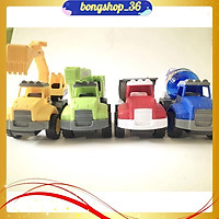 Sét 4 Xe Ô Tô Đồ Chơi Chạy Quán Tính Đủ Màu Cho Bé, Ô Tô Đồ Chơi.