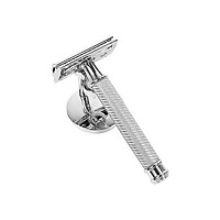 Máy cạo râu bằng thép không gỉ Dao cạo sắc bén hai cạnh An toàn ,Tay cầm dài chống trượt