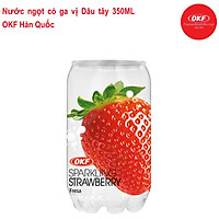 Nước ngọt có ga vị Dâu tây 350ML OKF Hàn Quốc