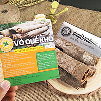 Vỏ Quế Shop Thảo Dược Gói 500G - Thông Kinh Mạch, Làm Ấm Cơ Thể, Tăng Cường Chống Oxi Hóa, Chống Viêm, Cải Thiện Sức Khỏe Của Não Bộ, Hỗ Trợ Giảm Câm, Xoa Diệu Đau Họng, Ngăn Chặn Tế Bào Ung Thư