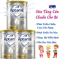 Sữa Tăng Cân Cho Bé Aptamil Profutura Synbiotic 4 NK Úc Giàu Dưỡng Chất Gồm Các Nhóm Vitamin, Khoáng Chất, Omega-3, Men Vi Sinh Giúp Bé Phát Triển Chiều Cao, Cân Nặng, Trí Não, Hỗ Trợ Tiêu Hóa Tốt, Tăng Chức Năng Hệ Miễn Dịch – 3 Hộp x 900g