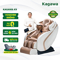 Ghế massage trị liệu toàn thân Kagawa K9 cao cấp đa chức năng công nghệ túi khí, nhiệt hồng ngoại Nhật Bản