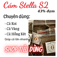 1kg Cám STELLA S2 43% Đạm Nổi Cho Cá Koi , cá vàng 3 đuôi , koi, cá hồng két ,.... tăng trưởng nhanh cám stella