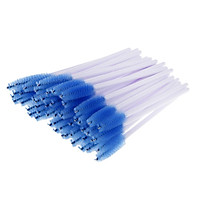 50pcs/lot Make Up Brush One-Off Disposable Eyelash Brush Mascara Applicator Wand Brush Beauty Cosmetic Tools