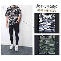 Áo thun camo nam dáng rộng , áo thun lính rằn ri chất liệu dày dặn, form chuẩn
