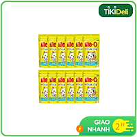 Hộp 12 Gói Bánh Thưởng Mèo Me-O Hương Vị Cá Ngừ, Gà Và Trứng