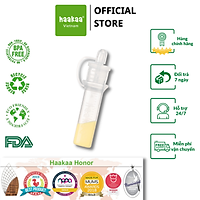 Dụng cụ lấy sữa non Silicone HaaKaa, Cốc hứng sữa non, Bình trữ sữa non chuyên dụng cho mẹ bỉm sữa - Dung tích 4ml