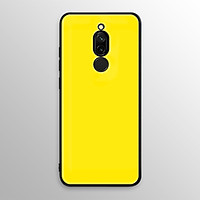 Ốp lưng kính cường lực cho Xiaomi Redmi 8 in hình màu sắc
