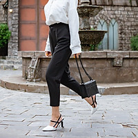 Quần Baggy Cotton ENVY (Nút gài, lưng vải) - QK0090
