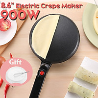Electric Crepe Maker Pizza Pancake Machine Household Non-Stick Griddle Baking Pan Cake Machine Kitchen Cooking Tools 900W