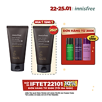 Sữa rửa mặt se khít lỗ chân lông innisfree Super Volcanic Pore Micellar Cleansing Foam 2X 150gr