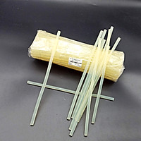 Túi 1kg keo nến màu vàng tươi trong nhỏ Φ7 mm dài 240mm