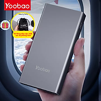 (Hàng chính hãng) Pin sạc dự phòng Yoobao 99Wh 26800mAh thiết kế vỏ nhôm nguyên khối hỗ trợ sạc nhanh PD 45W, QC 3.0 cho điện thoại laptop, Macbook. Thích hợp cho các chuyến đi du lịch, công tác xa,....