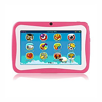 Q768 7 inch Kids Tablet Educational Learning Computer 1024x600 Resolution WiFi Connection with Silicone Case Green US