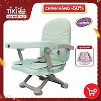 Ghế ngồi ăn dặm cho bé - gập gọn dùng gia đình, đi du lịch điều chỉnh độ cao MASTELA 1013 - BPA FREE tiêu chuẩn Châu Âu - Tặng yếm ăn dặm