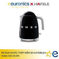 ẤM ĐUN NƯỚC THẬP NIÊN 50 Smeg KLF03BLEU/535.43.670- Hàng chính hãng ( Được phân phối bởi Hafele)