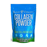 Root Vitality Collagen Powder, Collagen Peptides, Grass Fed, Premium Quality, Collagen Protein, Pasture Raised, Easily Dissolves, Keto & Paleo Friendly, Non-GMO, 300 Grams