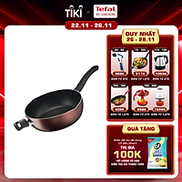 Chảo chiên sâu lòng Tefal Day By Day G1436606 28cm - Lớp phủ Titanium nonstick mang lại khả năng chống dính tuyệt vời và độ bền vượt trội - Hàng chính hãng