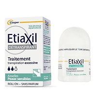 Lăn Khử Mùi Etiaxil Détranspirant Traitement Aisselles Peaux Sensibles 15ml (Dành cho da hỗn hợp, da nhạy cảm)
