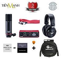 Focusrite Scarlett Solo Studio Gen 3 Sound Card Âm Thanh Hàng Chính Hãng - Focus USB Audio Interface SoundCard (3rd - Gen3) - Kèm Móng Gẩy DreamMaker