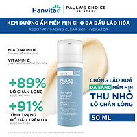 Kem dưỡng ẩm da dầu ngăn ngừa lão hóa Paula's Choice Anti-Aging Clear Skin Hydrator 50ml mã 7691