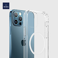 Ốp Lưng Điện Thoại WiWU Trong Suốt Dùng Cho iPhone 12 / iPhone 13 (Có Vòng Tròn Từ Tính) - Hàng Chính Hãng