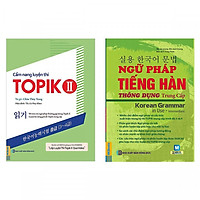 Bộ Sách Học Và Luyện Thi Tiếng Hàn Trình Độ Trung Cấp ( Ngữ Pháp Tiếng Hàn Thông Dụng Trung Cấp + Cẩm Nang Luyện Thi Topik 2 ) Tặng kèm bookmark TH 