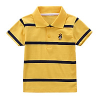Hot Summer High Quality Children Boys And Girls Striped Short Sleeve Cotton T Shirt 2- 6 T Kids Clothing