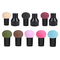 Bông phấn trang điểm hình cây nấm có nắp - 1 chiếc (Giao màu ngẫu nhiên)