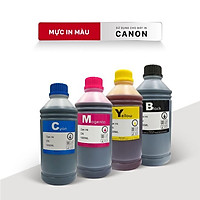 Bộ 4 Màu_Mực nước máy in màu, Chai 1L_cho máy Canon ix6770 /ix6860/ ix6820/ix6560 /G1000/G2000/G3000/G1010/G2010/G3010