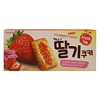 Bánh Quy Mứt Dâu Tây Cookies Nhập Khẩu Hàn Quốc Lotte (230g)