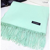 Khăn quàng cổ len Cashmere màu tây trơn dày mịn loại đẹp LinBi SP001