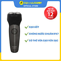Máy Cạo Râu Flyco FS879VN 2 Lưỡi Kép Thân Máy Kháng Nước Sạc Nhanh 1 Giờ Cáp Sạc USB - Hàng Chính Hãng