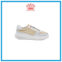Giày Sneaker Bé Gái Đi Học Cổ Thấp Crown Space UK Active Trẻ em Cao Cấp CRUK250
