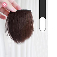 Tóc giả kẹp phồng chân tóc CAO CẤP, độn phồng chân tóc ngắn 10 – 15cm, 2 kẹp bấm giá rẻ, giá 1 bên tóc