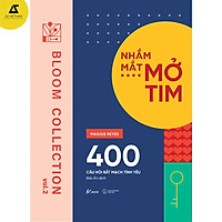 Sách - Nhắm mắt - Mở tim: 400 Câu hỏi bắt mạch tình yêu