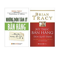 Nghệ Thuật Bán Hàng Đỉnh Cao Của Brian Tracy ( Những Đòn Tâm Lý Trong Bán Hàng + Kết Thúc Bán Hàng Đòn Quyết Định ) tặng kèm bookmark Sáng Tạo