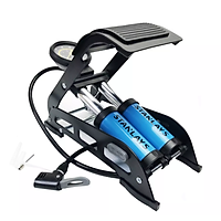 Bơm xe đạp xe máy đạp chân Stanlays 2 xi lanh bơm khỏe phù hợp với vọi loại van bền bỉ chắc chắn cơ động