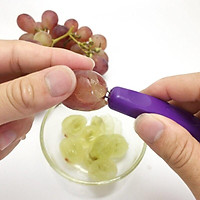 Portable Grape Peelers 2 Stainless Steel Rings Cherry Vegetable Fruit Peeler Tools Grape Slicer Kitchen Gadgets And Accessories