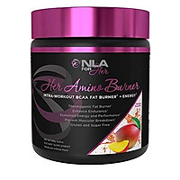 NLA for Her - Her Amino Burner - Intra-Workout BCAA Fat Burner + Energy - Sustained Energy, Focus, and Endurane. Promotes Fat Loss & Boosts Metabolism - Mango Passion - 195 Grams