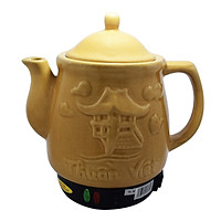 Ấm sắc thuốc Trường An TA39 Vàng - Gốm sứ cao cấp - Điện gia dụng - Siêu thuốc