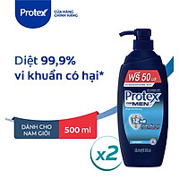 Bộ 2 sữa tắm diệt khuẩn Protex For Men Sport dành cho Nam 500ml/chai